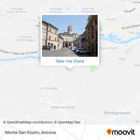 Monte San Giusto map