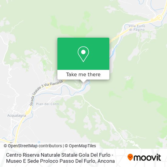 Centro Riserva Naturale Statale Gola Del Furlo - Museo E Sede Proloco Passo Del Furlo map