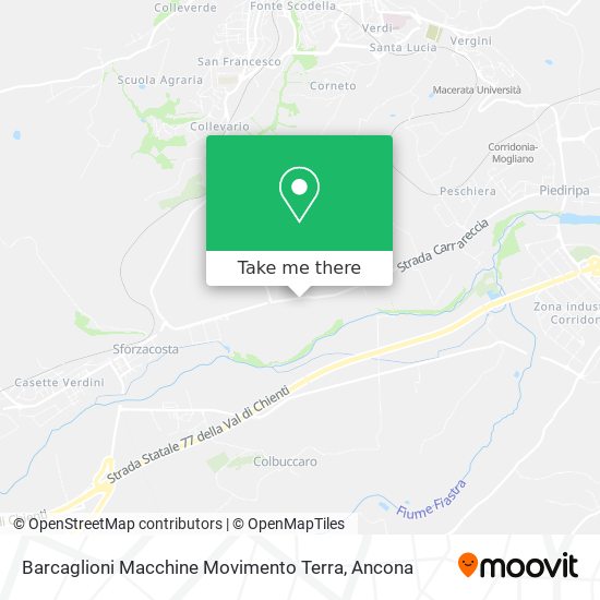 Barcaglioni Macchine Movimento Terra map