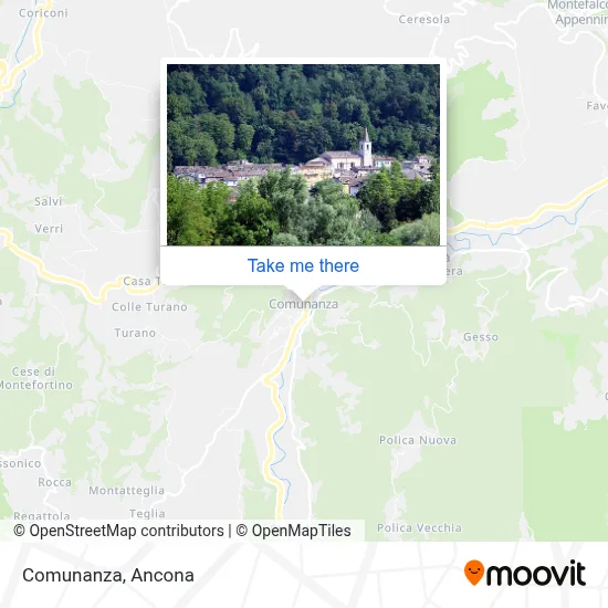 Comunanza map