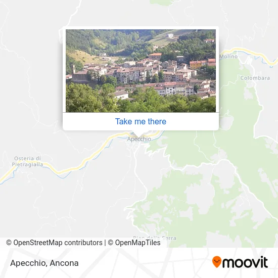 Apecchio map