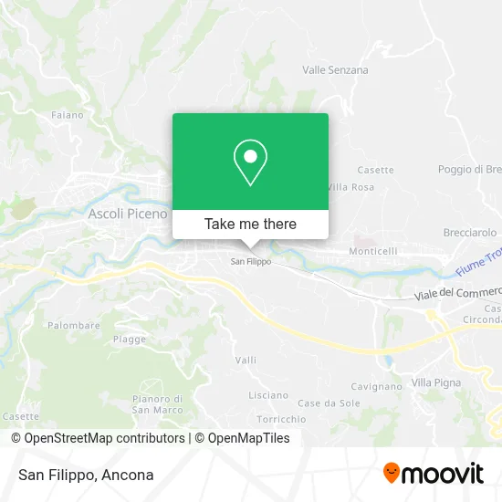 San Filippo map