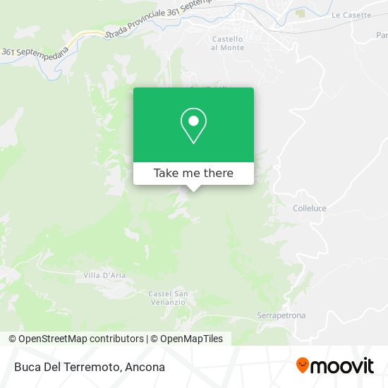 Buca Del Terremoto map