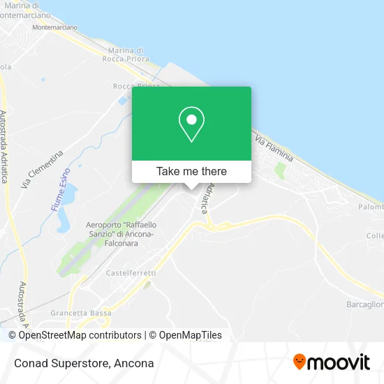 Conad Superstore map