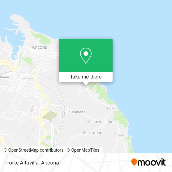 Forte Altavilla map