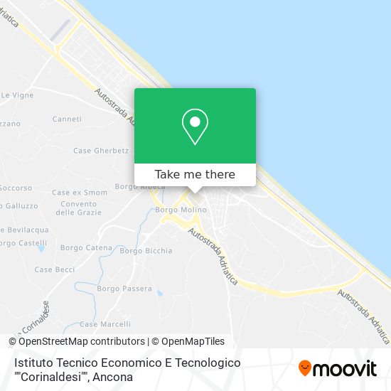 Istituto Tecnico Economico E Tecnologico ""Corinaldesi"" map