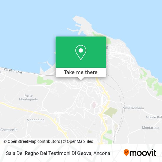 Sala Del Regno Dei Testimoni Di Geova map