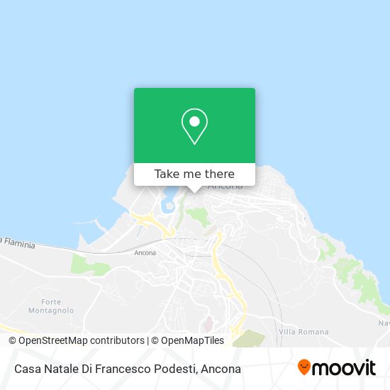 Casa Natale Di Francesco Podesti map