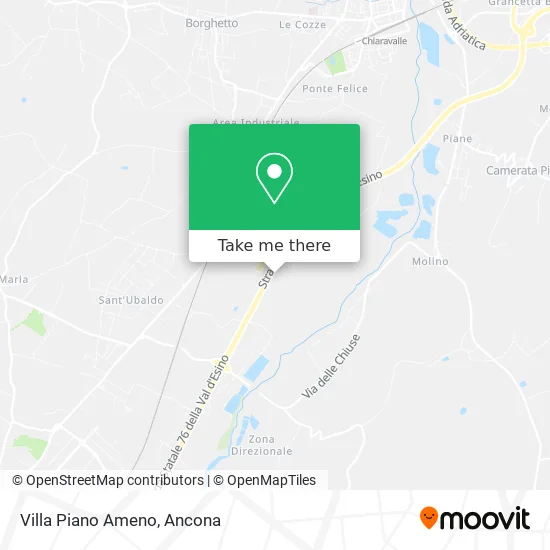 Villa Piano Ameno map