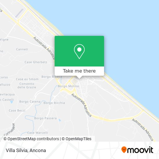 Villa Silvia map