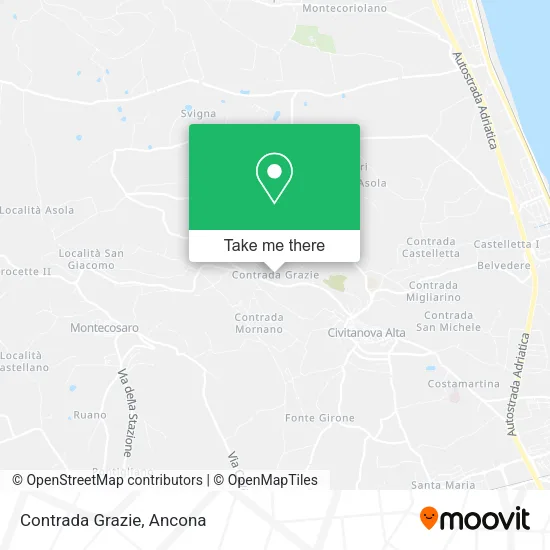 Contrada Grazie map