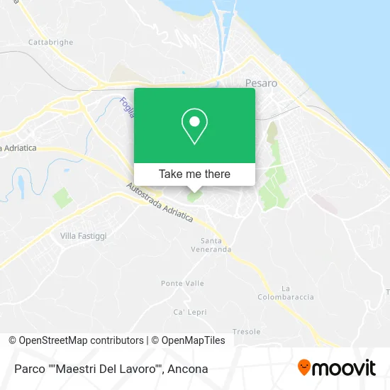 Parco ""Maestri Del Lavoro"" map