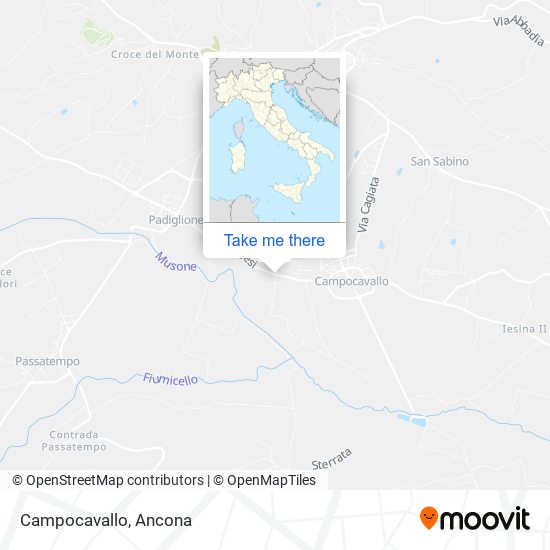 Campocavallo map