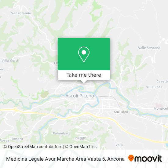 Medicina Legale Asur Marche Area Vasta 5 map