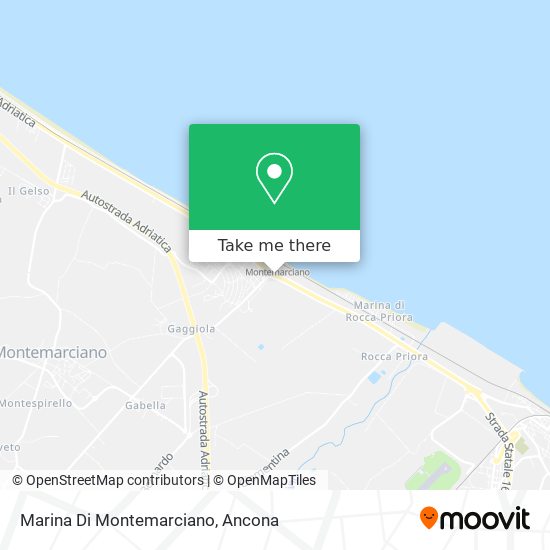 Marina Di Montemarciano map