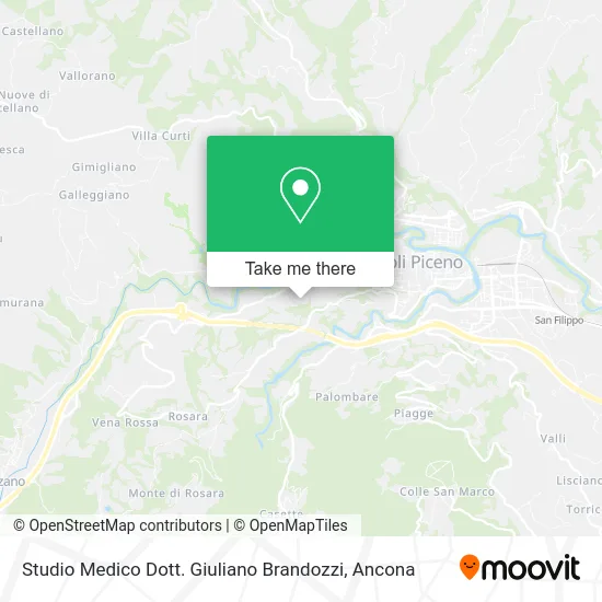 Studio Medico Dott. Giuliano Brandozzi map