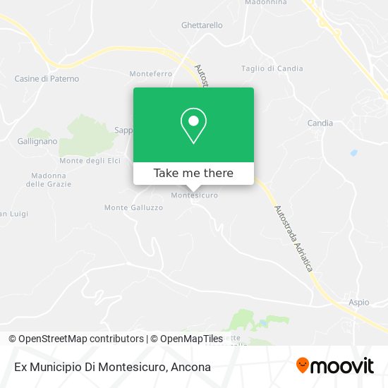 Ex Municipio Di Montesicuro map