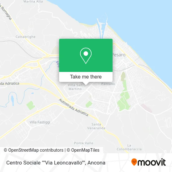 Centro Sociale ""Via Leoncavallo"" map