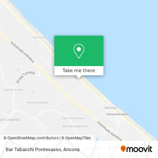 Bar Tabacchi Pontesasso map