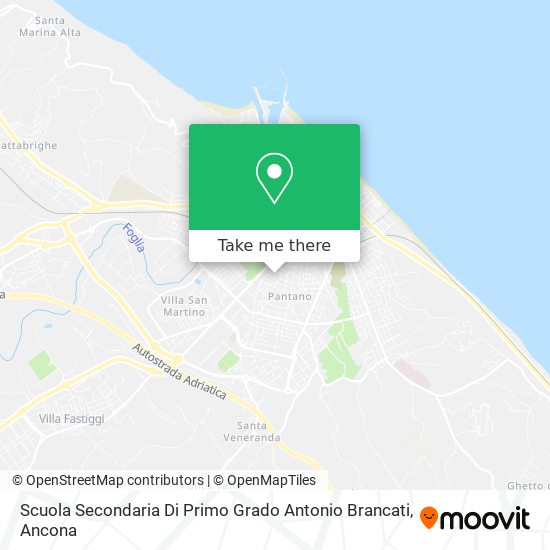 Scuola Secondaria Di Primo Grado Antonio Brancati map