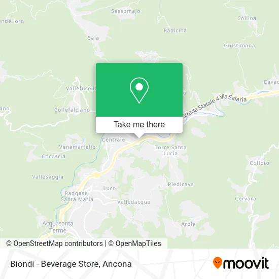 Biondi - Beverage Store map