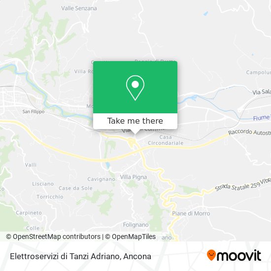 Elettroservizi di Tanzi Adriano map