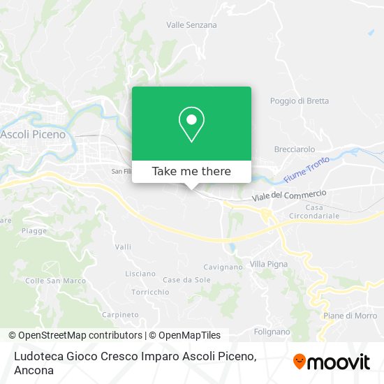 Ludoteca Gioco Cresco Imparo Ascoli Piceno map