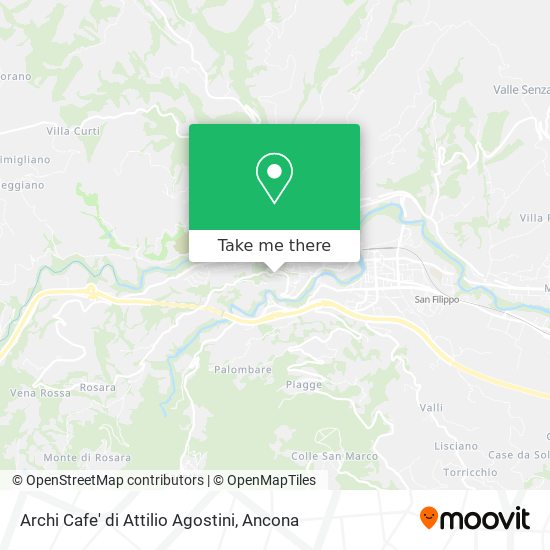 Archi Cafe' di Attilio Agostini map