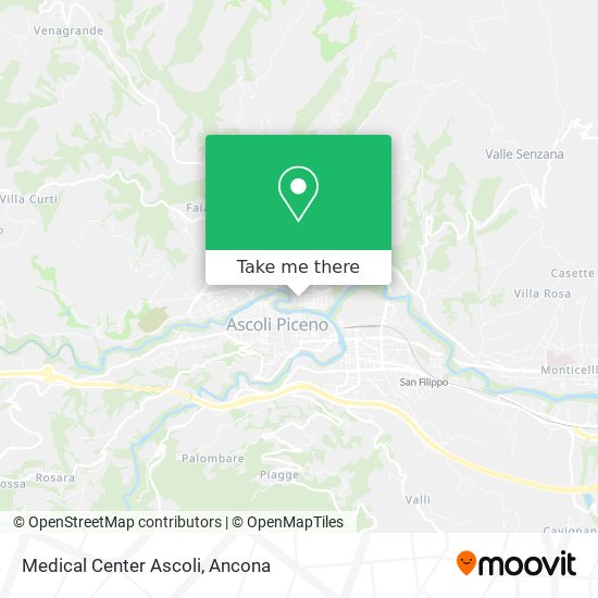 Medical Center Ascoli map