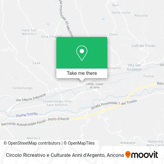 Recreational and Cultural Circle Silver Years map