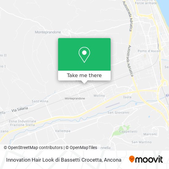 Innovation Hair Look di Bassetti Crocetta map