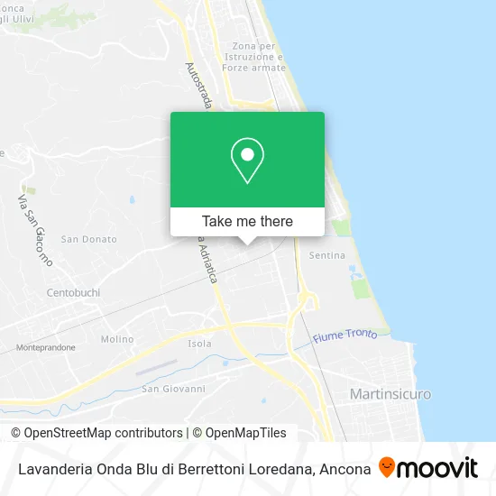 Lavanderia Onda Blu di Berrettoni Loredana map