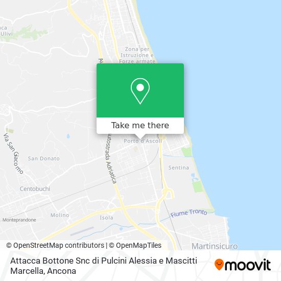 Attacca Bottone Snc di Pulcini Alessia e Mascitti Marcella map