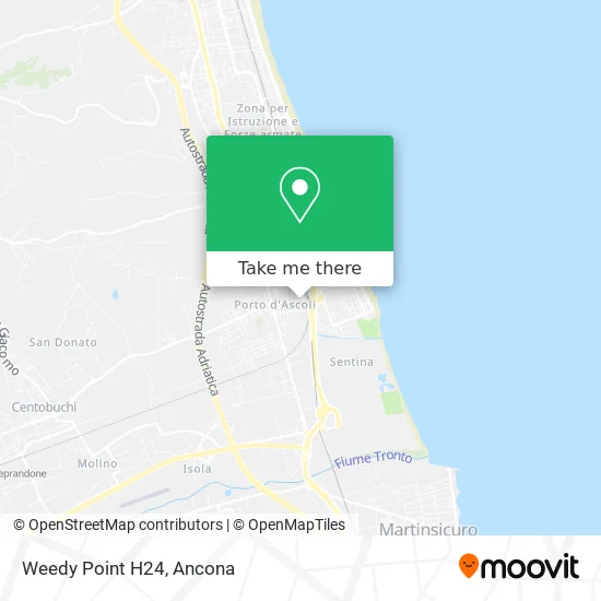 Weedy Point H24 map