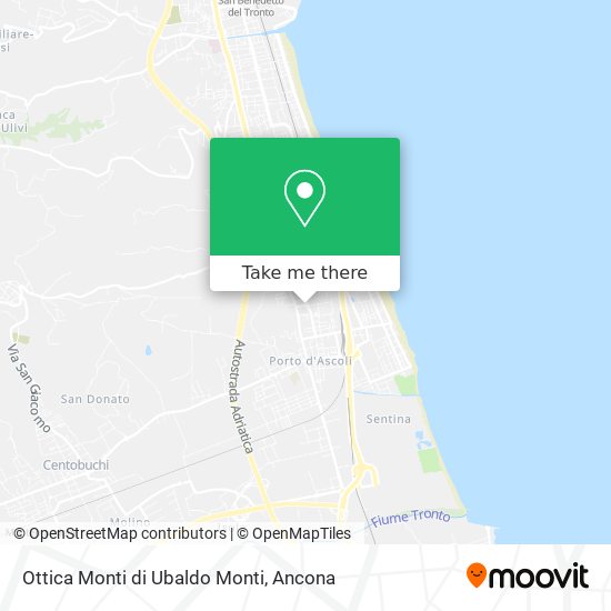 Ottica Monti di Ubaldo Monti map
