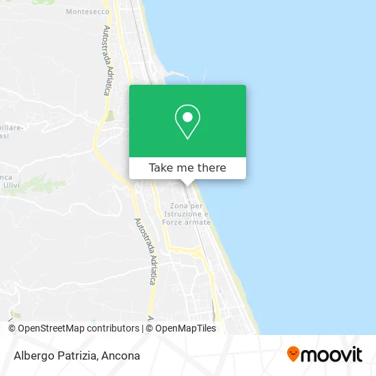 Albergo Patrizia map