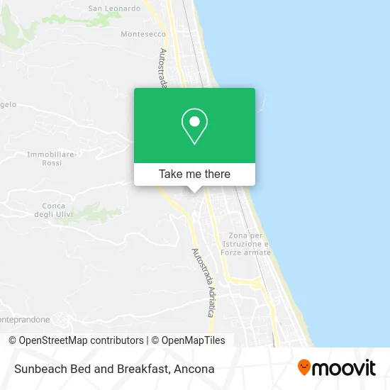 Sunbeach Bed and Breakfast map