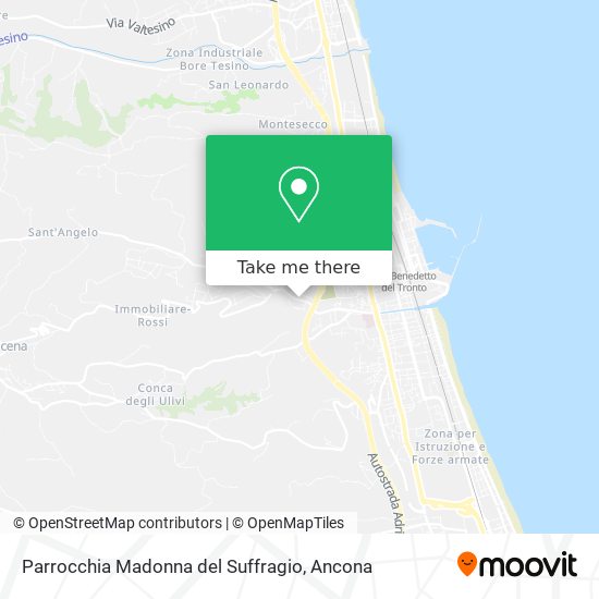 Parrocchia Madonna del Suffragio map