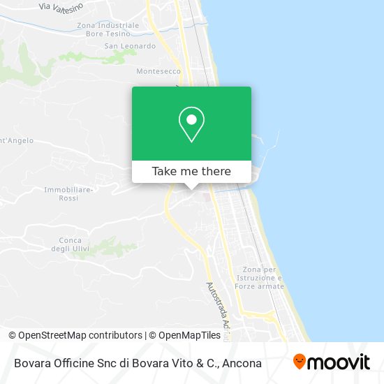 Bovara Officine Snc di Bovara Vito & C. map