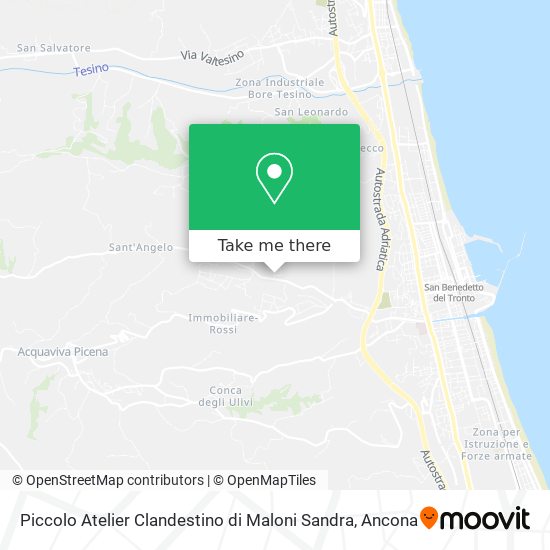 Piccolo Atelier Clandestino di Maloni Sandra map