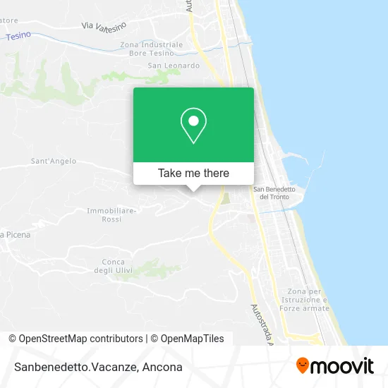 Sanbenedetto Vacations map