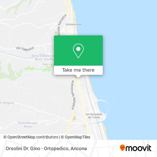 Orsolini Dr. Gino - Ortopedico map