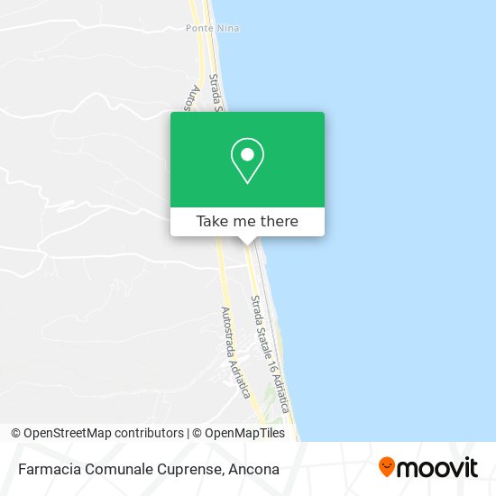 Farmacia Comunale Cuprense map