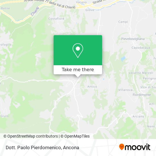 Dott. Paolo Pierdomenico map