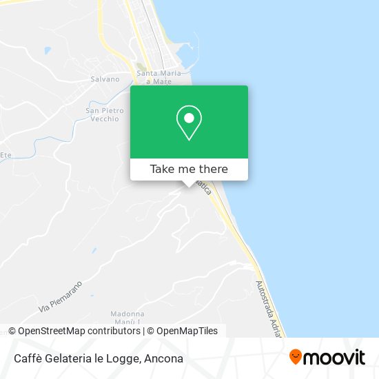 Caffè Gelateria le Logge map