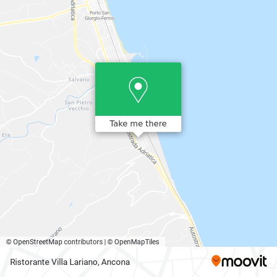 Ristorante Villa Lariano map