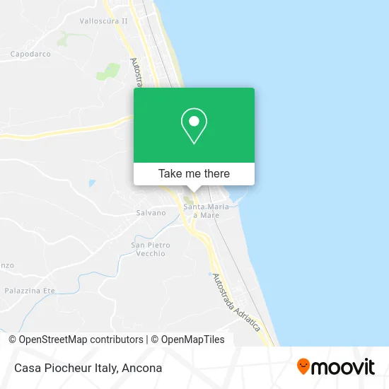 Casa Piocheur Italy map