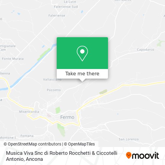 Musica Viva Snc di Roberto Rocchetti & Ciccotelli Antonio map