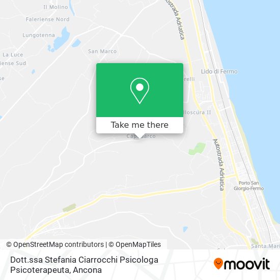 Dott.ssa Stefania Ciarrocchi Psicologa Psicoterapeuta map
