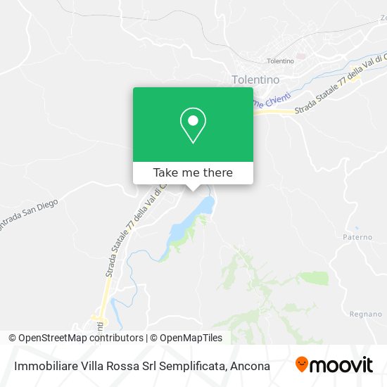Immobiliare Villa Rossa Srl Semplificata map